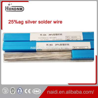 factory price AWS BAg-37 25% silver welding rod wire