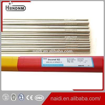 factory price Inconel 82/ERNiCr-3 tig welding wire rod for iconel 600